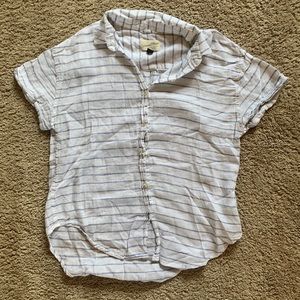 Universal Thread Striped Linen Top!